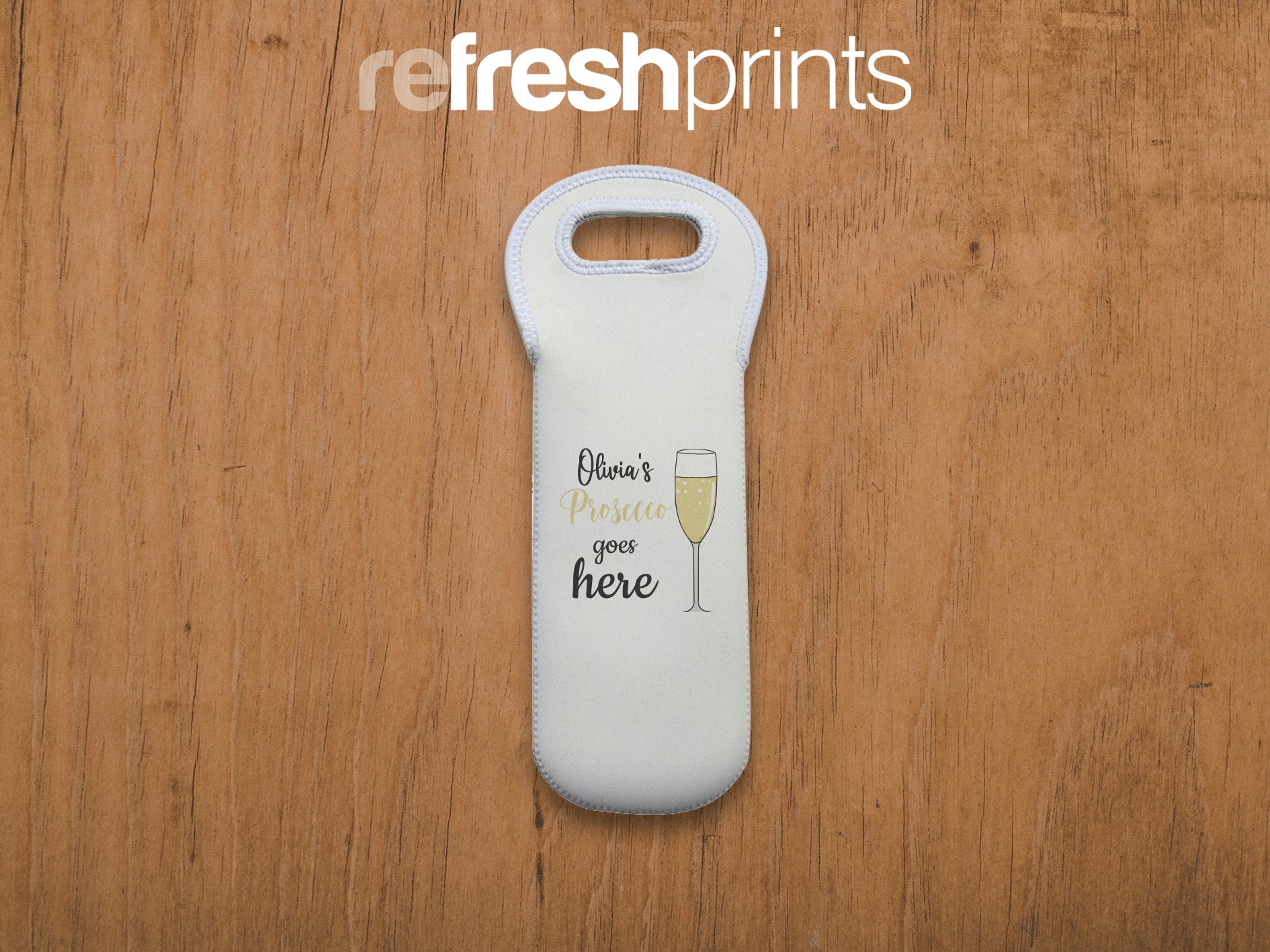 Custom Photo Bottle Holder - Bar - Mats.co.uk