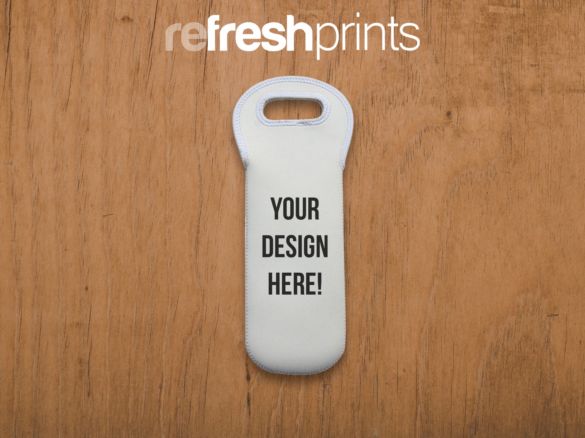 Custom Photo Bottle Holder - Bar - Mats.co.uk