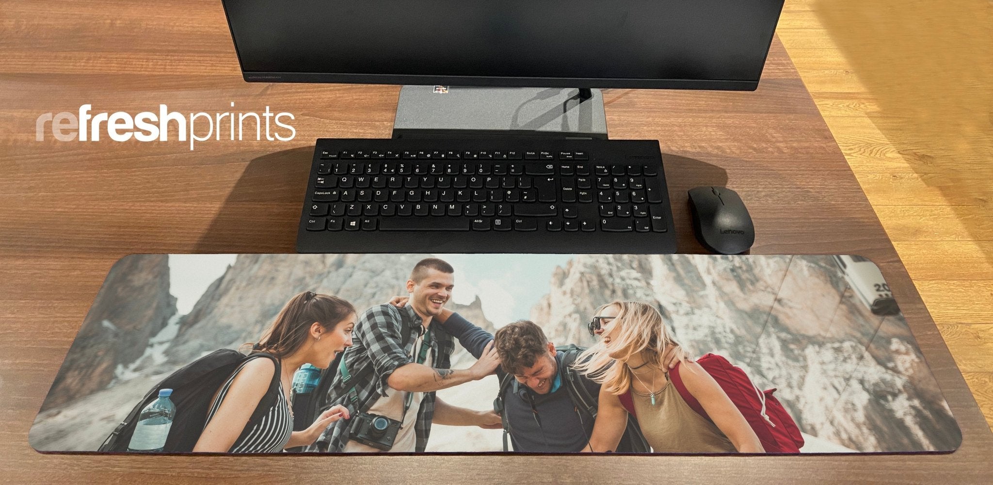 Custom Photo Large Mouse Mat (Email) - Bar - Mats.co.uk