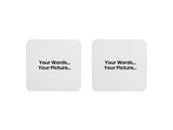 Custom Photo Message Coaster - Bar - Mats.co.uk