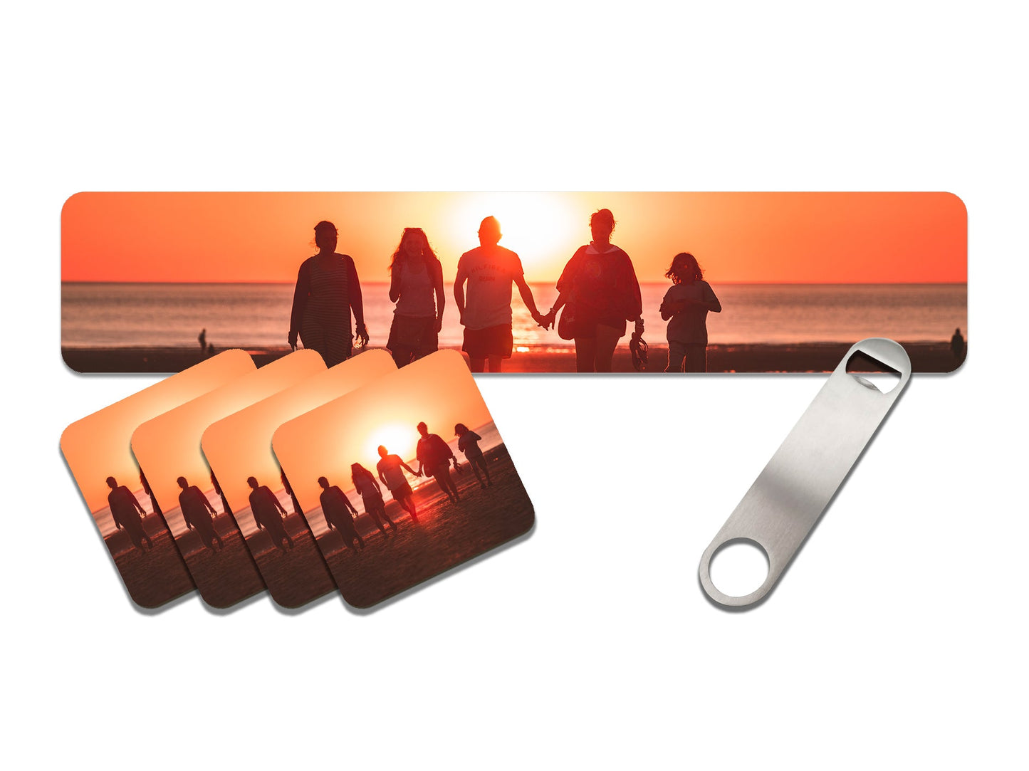 Custom Photo Slim Home Bar Gift Set (Online Design Tools / Send via Email) - Bar - Mats.co.uk