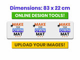 Custom Premium Bar Runner (Online Design Tools / Send via Email) - Bar - Mats.co.uk