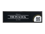 Custom QR Code Large Bar Runner - Bar - Mats.co.uk