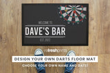 Dart Board Floor Mat - Bar - Mats.co.uk