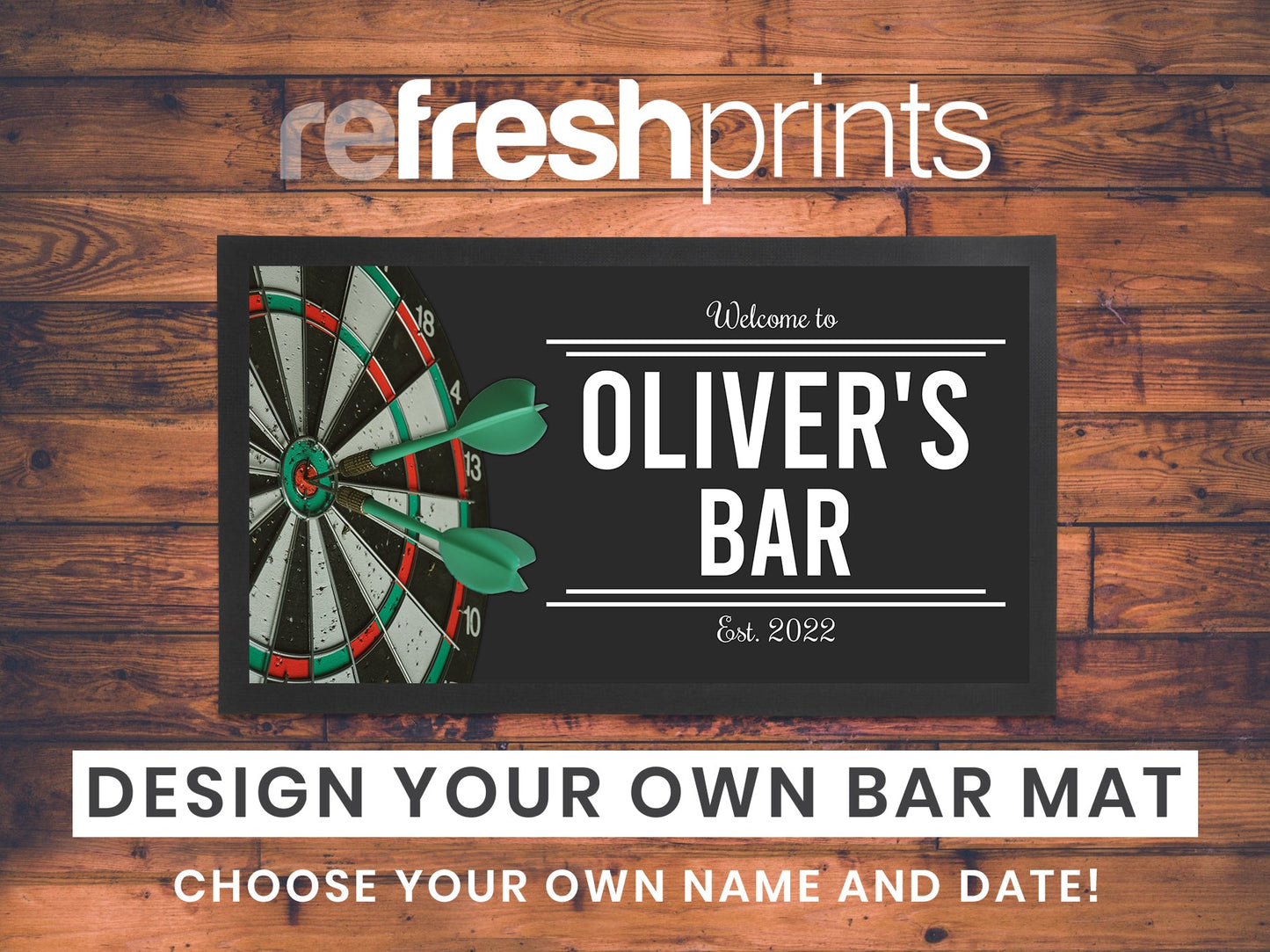 Darts Regular Bar Runner - Bar - Mats.co.uk