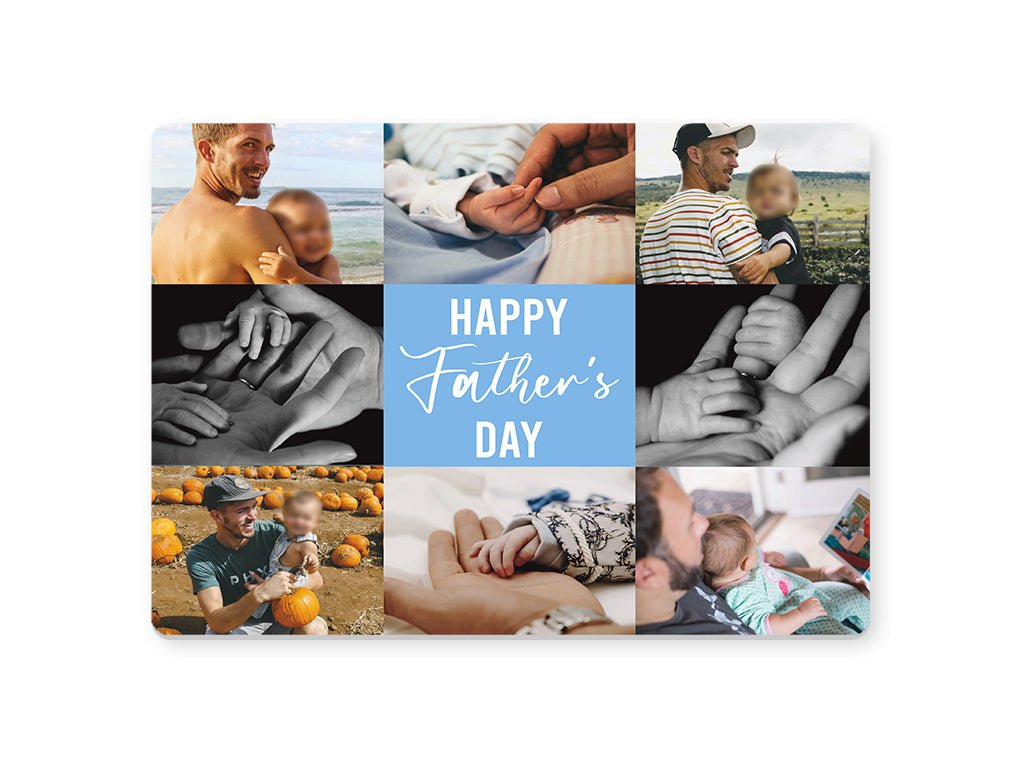Father's Day Collage Regular Mouse Mat - Bar - Mats.co.uk