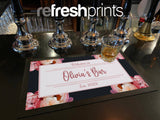 Floral Regular Bar Runner - Bar - Mats.co.uk