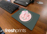 Flowery Initial Regular Mouse Mat - Bar - Mats.co.uk