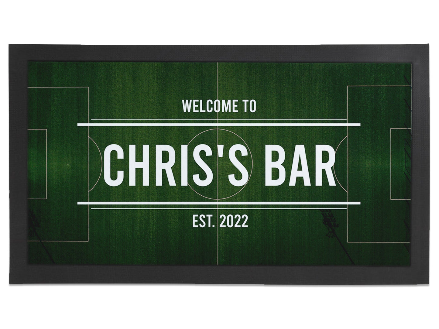 Football Pitch Regular Bar Runner - Bar - Mats.co.uk