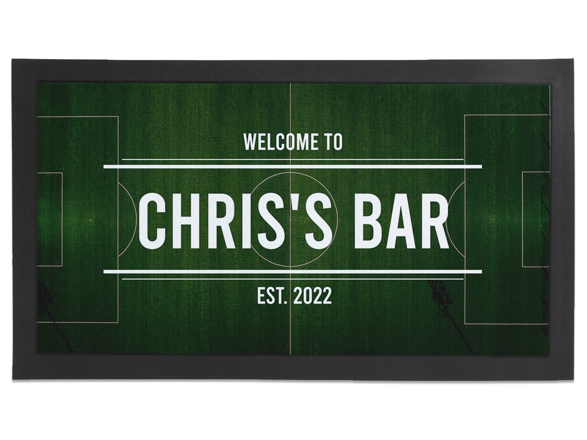 Football Pitch Regular Bar Runner - Bar - Mats.co.uk