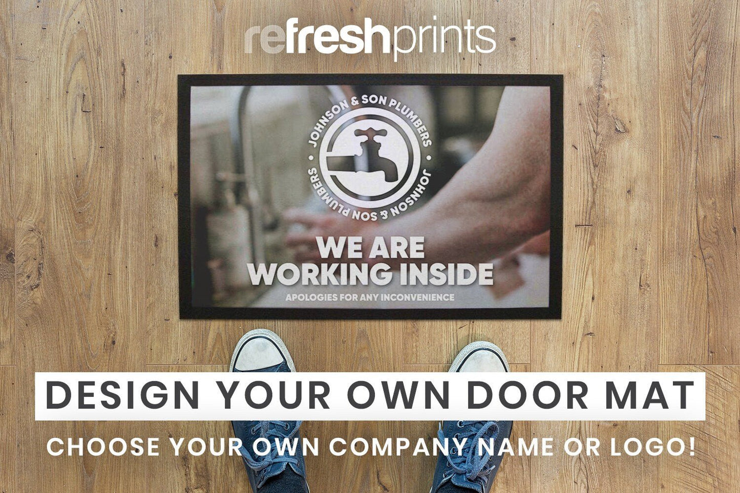 Free Design Service - Custom Floor Mat - Bar - Mats.co.uk