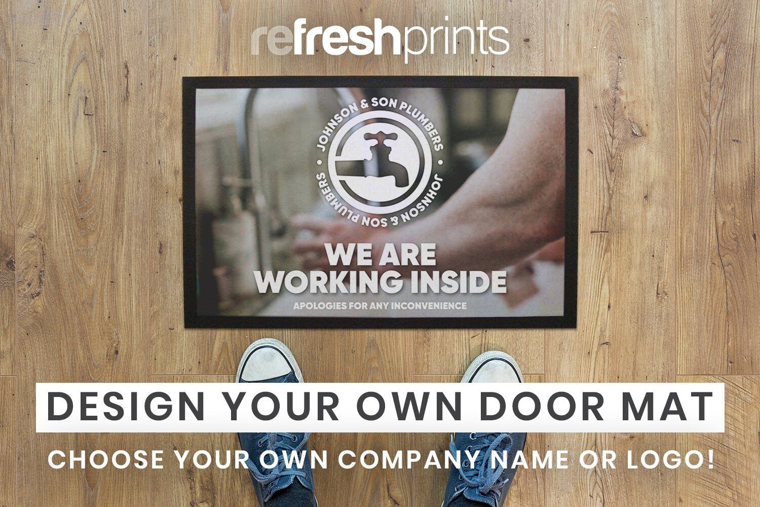 Free Design Service - Custom Floor Mat - Bar - Mats.co.uk