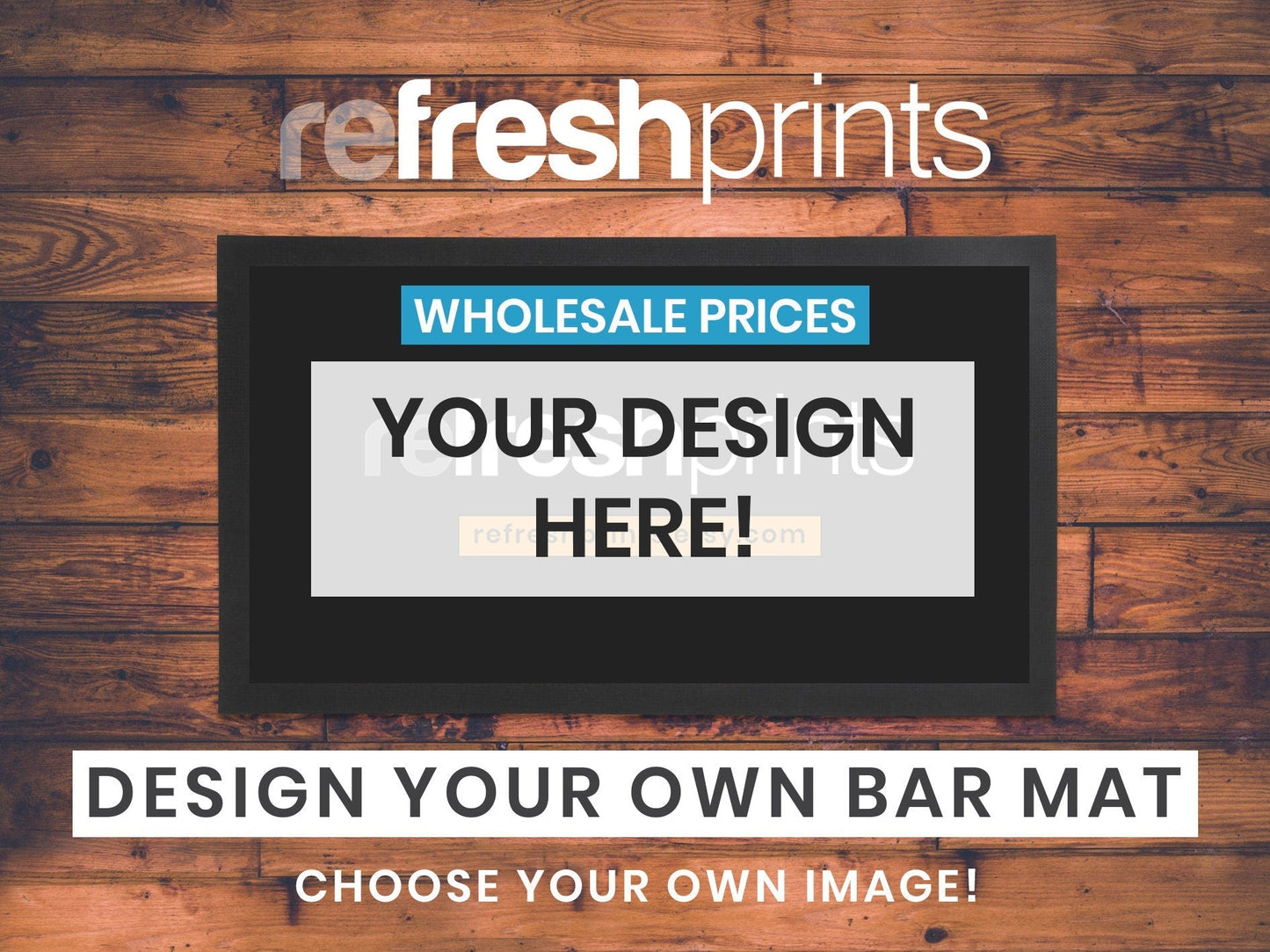 Free Design Service - Regular Bar Runner (Wholesale) - Bar - Mats.co.uk