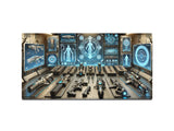 Futuristic Sci - Fi Armoury Gaming Mat - Desk Mat - 3 SIZES - Bar - Mats.co.uk