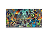 Giant Cartoon Zombie Apocalypse Gaming Mat - Desk Mat - 3 SIZES - Bar - Mats.co.uk