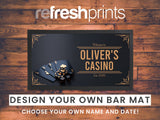 Gold Casino Regular Bar Runner - Bar - Mats.co.uk