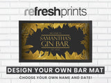 Gold Leaf Regular Bar Runner - Bar - Mats.co.uk