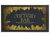 Gold Leaf Regular Bar Runner (Non - Personalised) - Bar - Mats.co.uk