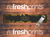Gold Leaf Slim Bar Runner - Bar - Mats.co.uk
