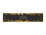 Gold Leaf Slim Bar Runner - Bar - Mats.co.uk