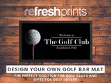 Golf Club Regular Bar Runner - Bar - Mats.co.uk