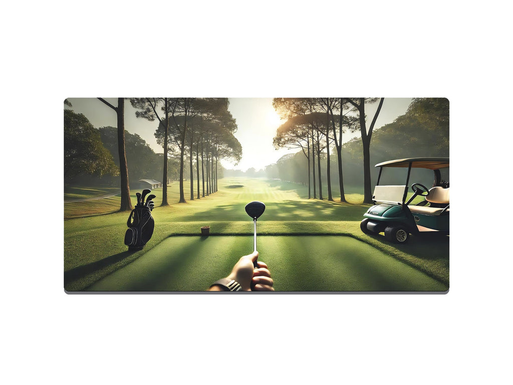 Golf Course On a Sunny Day Gaming Mat - Desk Mat - 3 SIZES - Bar - Mats.co.uk