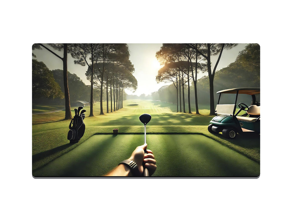 Golf Course On a Sunny Day Gaming Mat - Desk Mat - 3 SIZES - Bar - Mats.co.uk