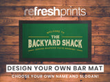 Green Felt Regular Bar Runner - Bar - Mats.co.uk