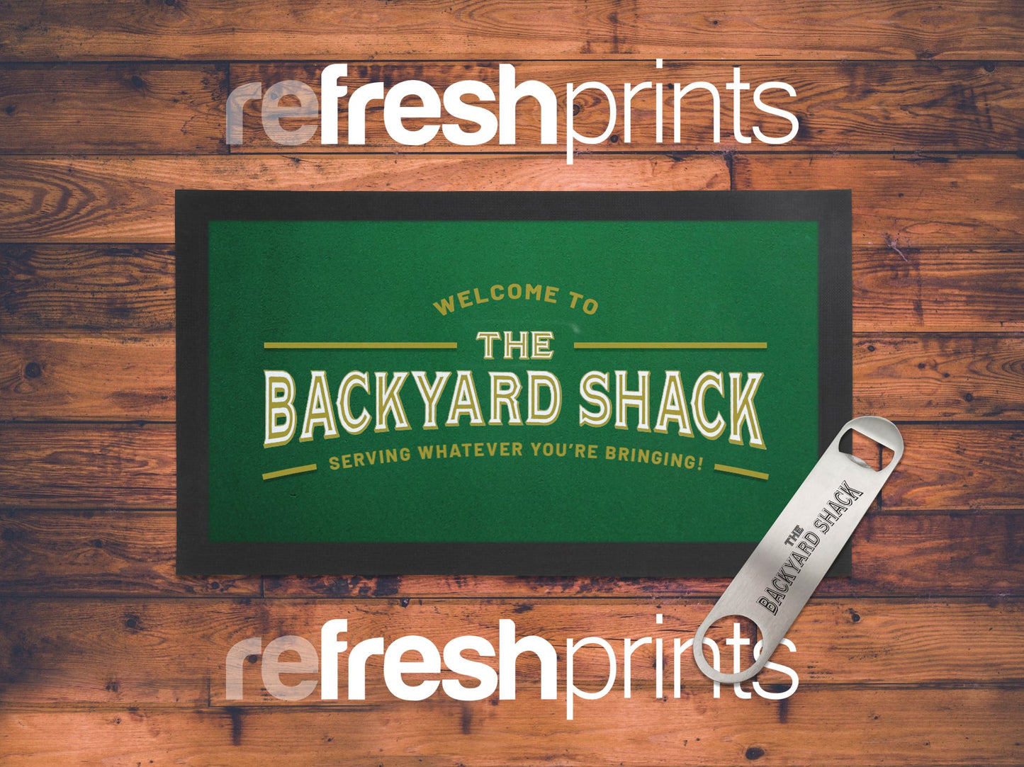 Green Felt Regular Bar Runner - Bar - Mats.co.uk