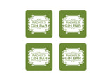 Green Gin Coaster - Bar - Mats.co.uk