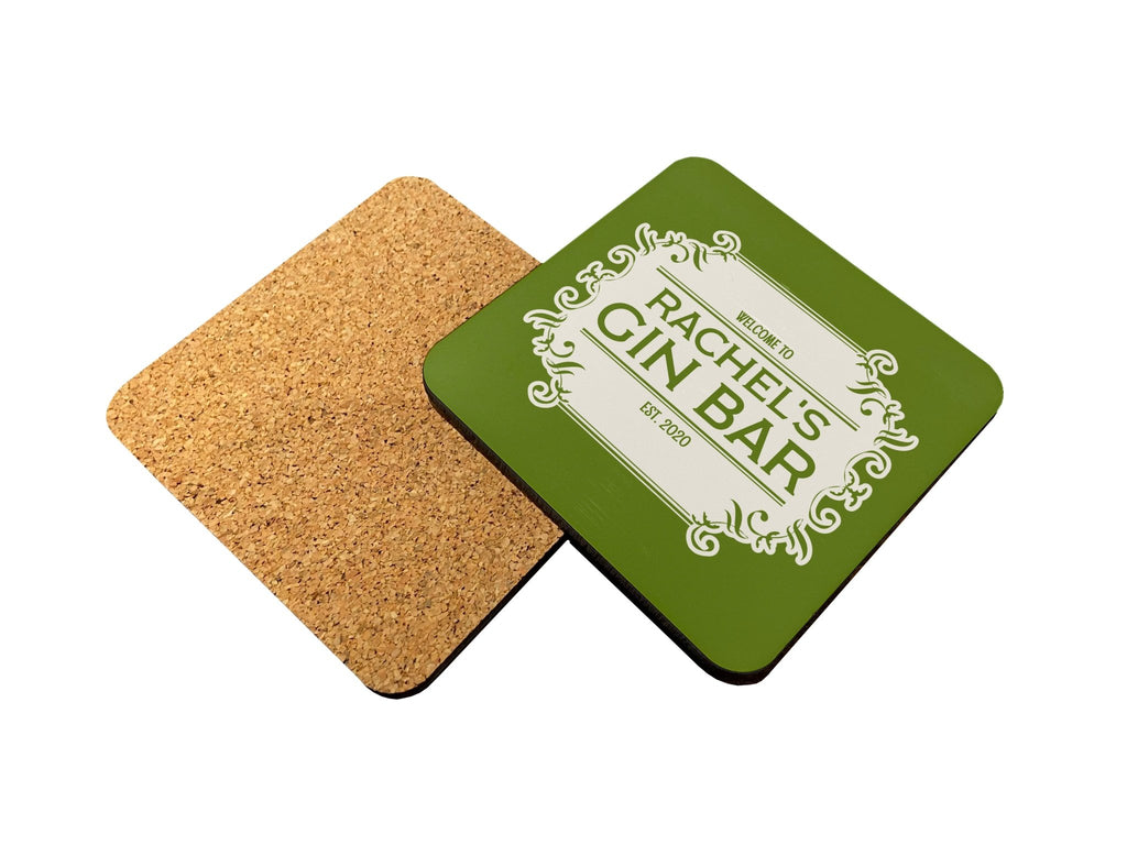 Green Gin Coaster - Bar - Mats.co.uk