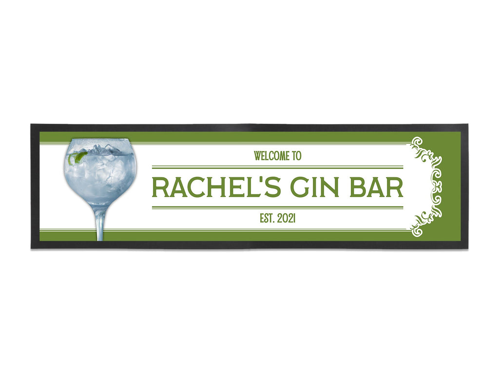 Green Gin Large Bar Runner - Bar - Mats.co.uk