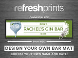 Green Gin Large Bar Runner - Bar - Mats.co.uk