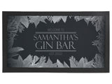 Grey Leaf Regular Bar Runner - Bar - Mats.co.uk