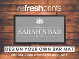 Grey Lotus Regular Bar Runner - Bar - Mats.co.uk