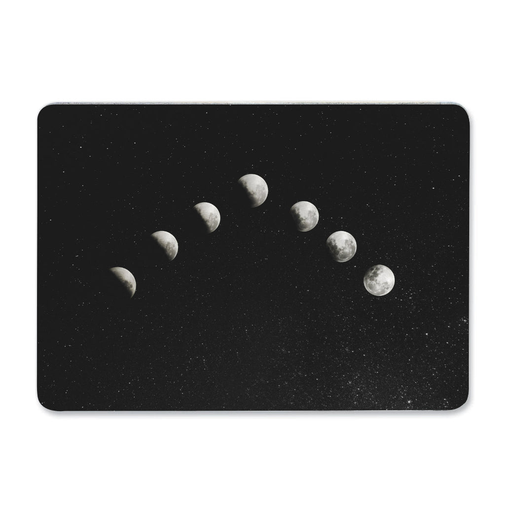 Grey Moon Phases Regular Mouse Mat - Bar - Mats.co.uk