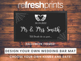 Halloween Wedding Regular Bar Runner - Bar - Mats.co.uk