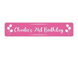 Happy Birthday Slim Bar Runner - Bar - Mats.co.uk
