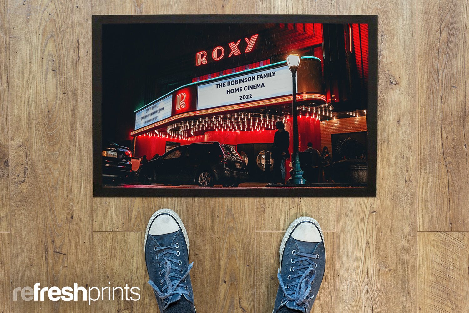 Home Cinema Floor Mat - Bar - Mats.co.uk