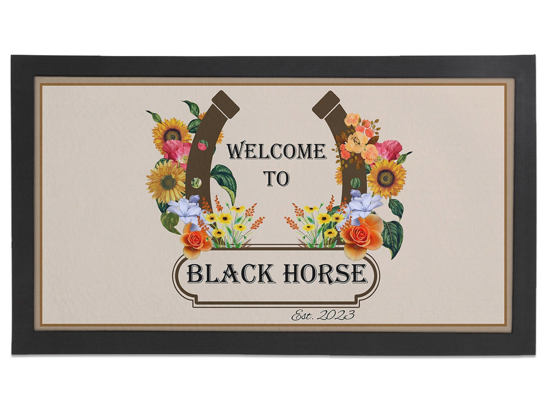 Horse Shoe Regular Bar Runner - Bar - Mats.co.uk