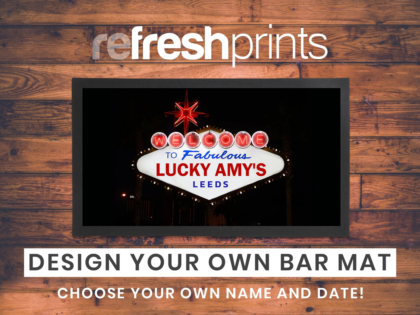 Las Vegas Regular Bar Runner - Bar - Mats.co.uk
