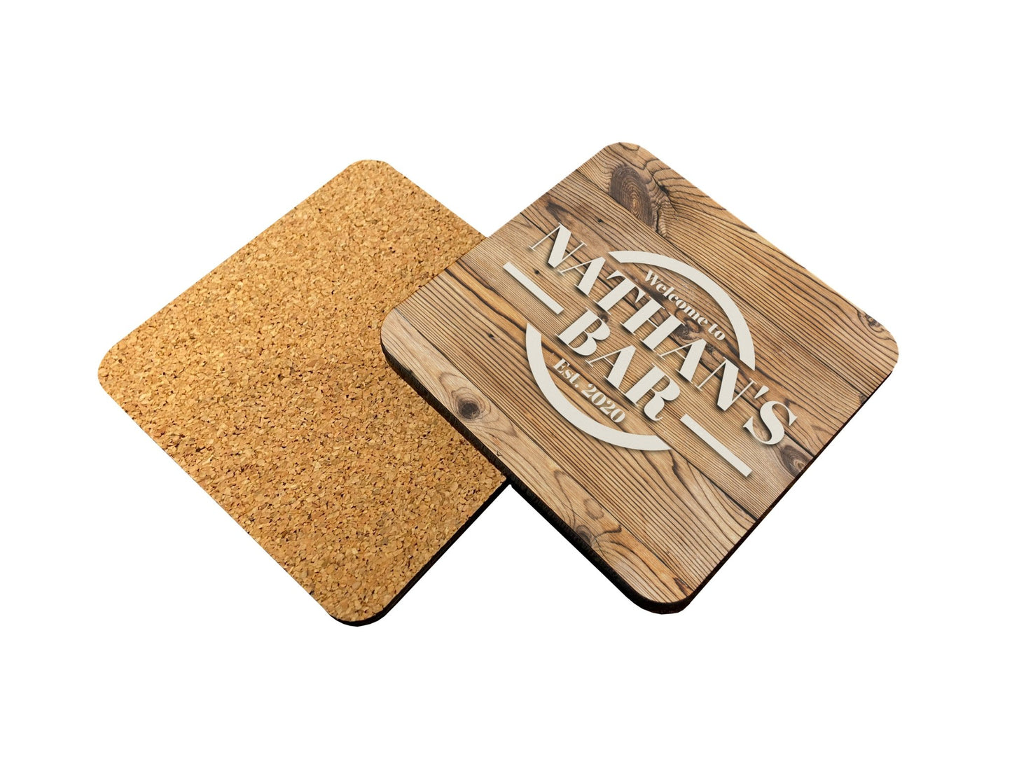 Light Wood Coaster - Bar - Mats.co.uk