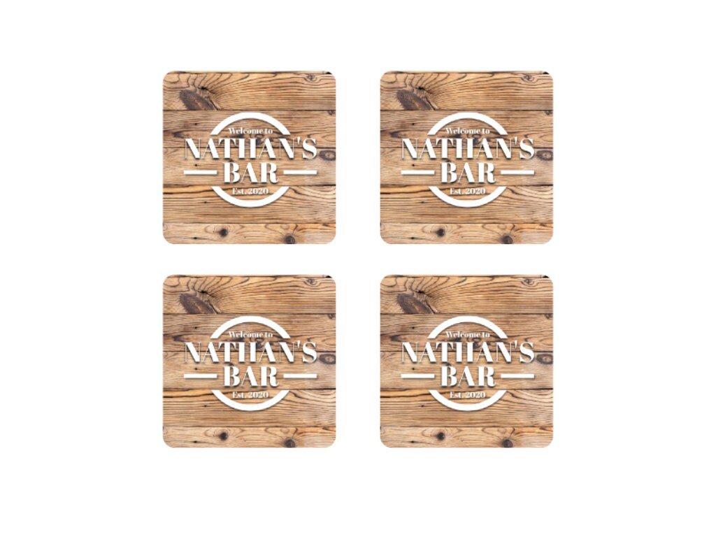 Light Wood Coaster - Bar - Mats.co.uk