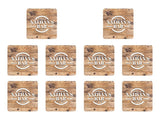 Light Wood Coaster - Bar - Mats.co.uk