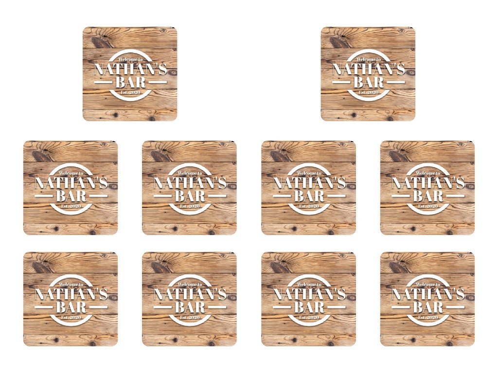 Light Wood Coaster - Bar - Mats.co.uk