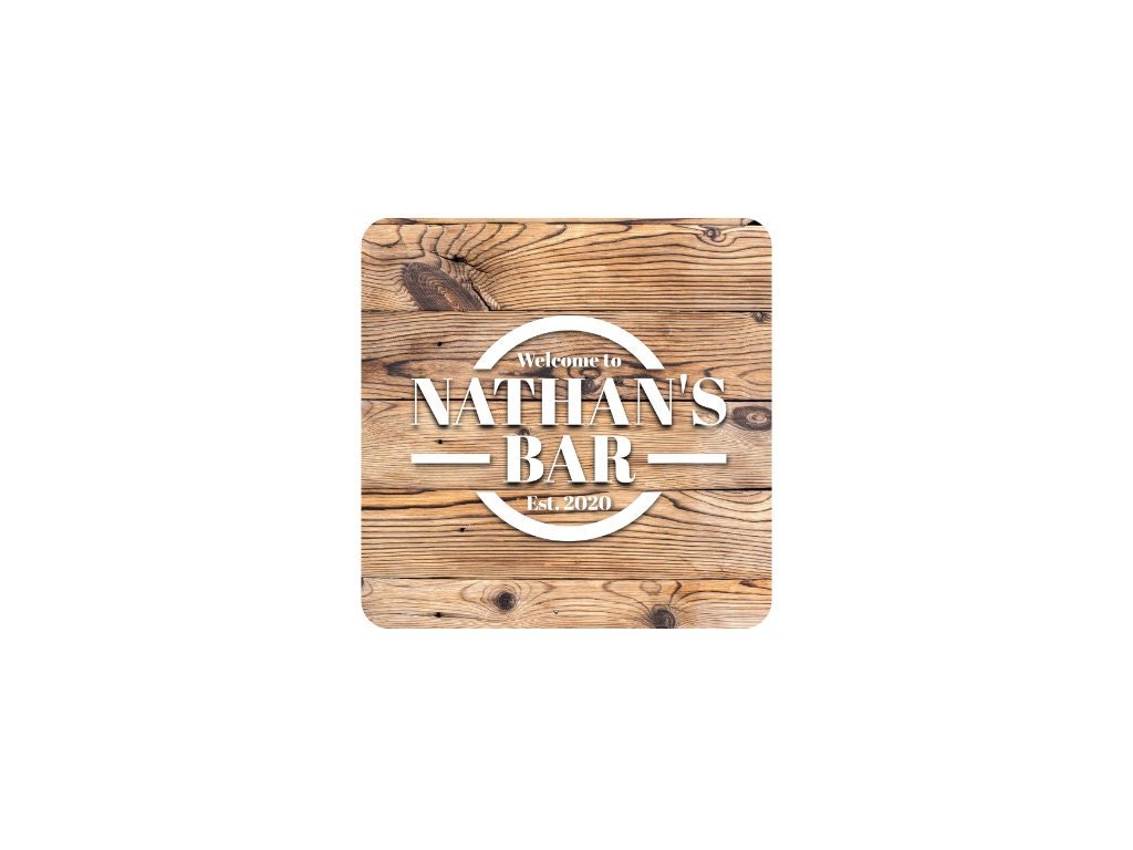 Light Wood Coaster - Bar - Mats.co.uk