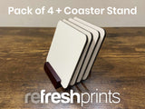 Light Wood Coaster - Bar - Mats.co.uk