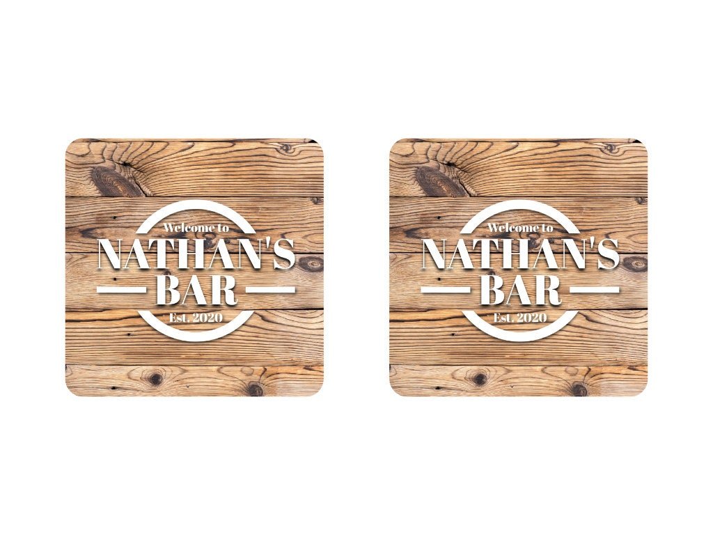 Light Wood Coaster - Bar - Mats.co.uk