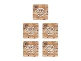 Light Wood Coaster - Bar - Mats.co.uk