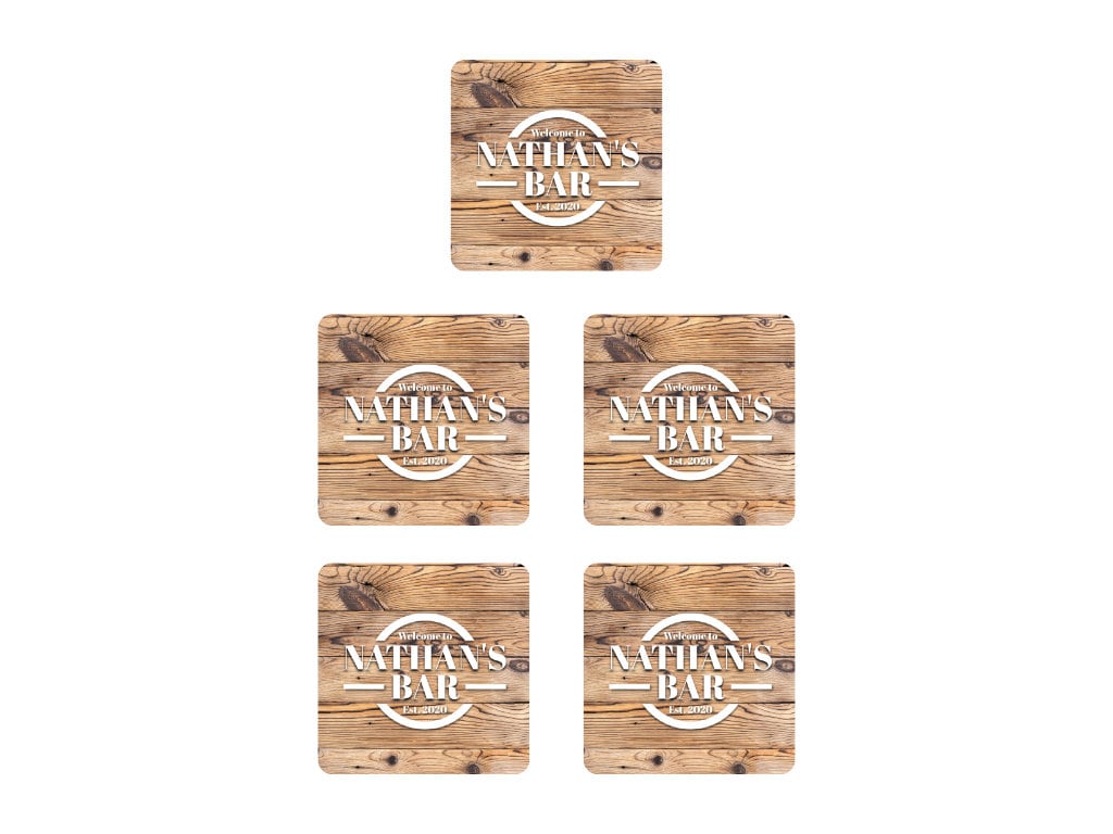 Light Wood Coaster - Bar - Mats.co.uk